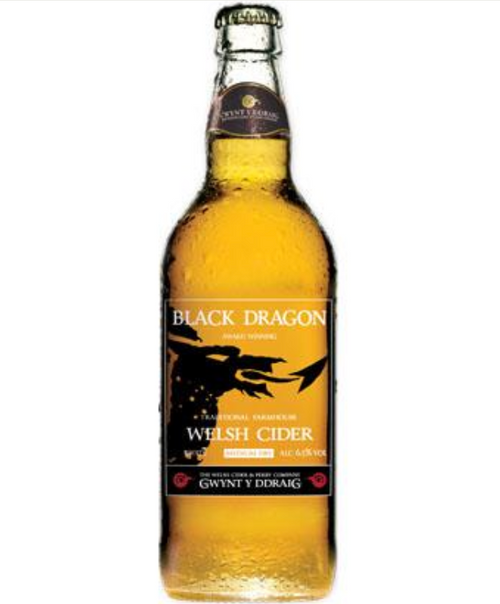 Gwynt Y Ddraig ~ Black Dragon ~ Special Reserve Cider 6.5% 500ml