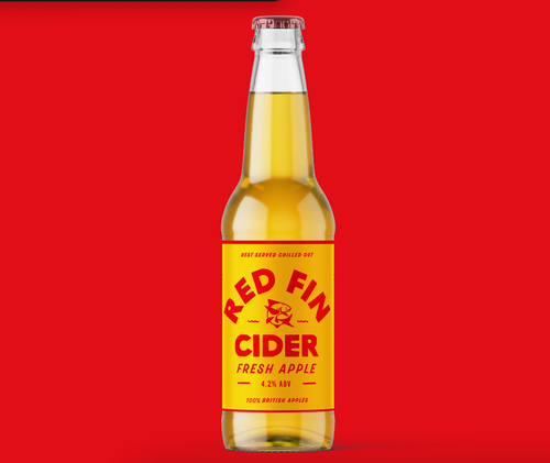Red Fin ~ Fresh Apple ~ Medium Dry Cider 4.2% 330ml