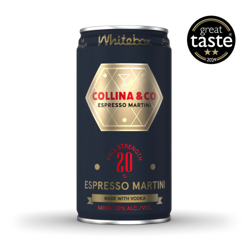Whitebox ~ Collina & Co Espresso Martini ~ Cocktail Can 20% 140ml