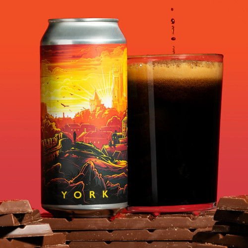 Northern Monk X Dan Mumford X Brew York X York Cocoa ~ York Chocolate Stout ~ Dessert Stout 6% 440ml