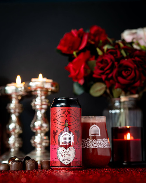Vault City ~ Love Potion ~ Raspberry Chocolate Chilli Sour 6.8% 440ml