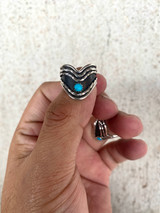 The Chaco Chevron Guard Statement Ring Sleeping Beauty Turquoise 
