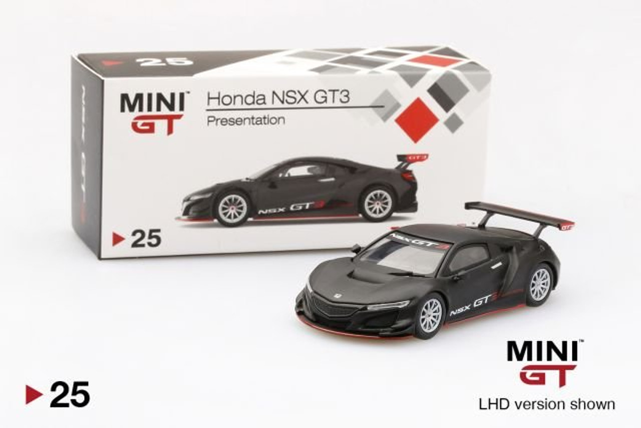 Tsm Model Mini Gt 25 1 64 Honda Nsx Gt3 Presentation Black Racing Diecast Car Buymarket Store