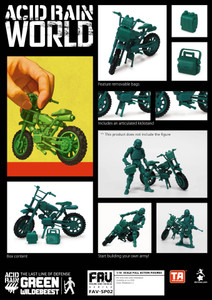 TA x Acid Rain World Acid Rain FAV-SP02 Green Wildebeest 1:18 Figure Accessory TA x Acid Rain World Acid Rain FAV-SP02 Green Wildebeest 1:18 Figure Accessory