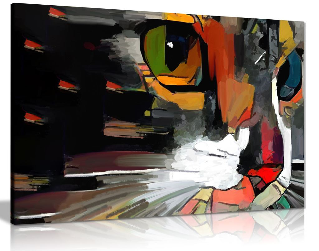 Colourful Cat face