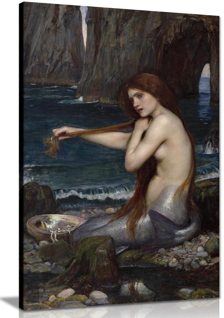 Mermaid on Rocks
