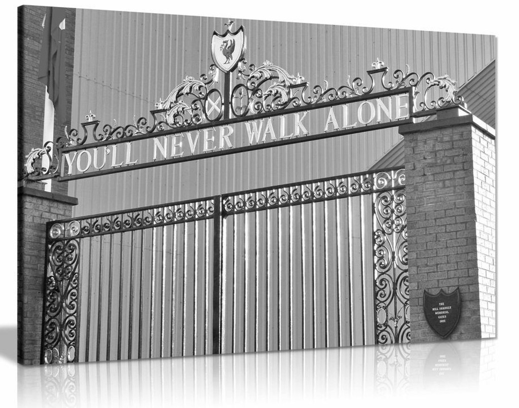 Liverpool FC You'll Never Walk Alone Canvas Wall Art Picture Print Home Decor