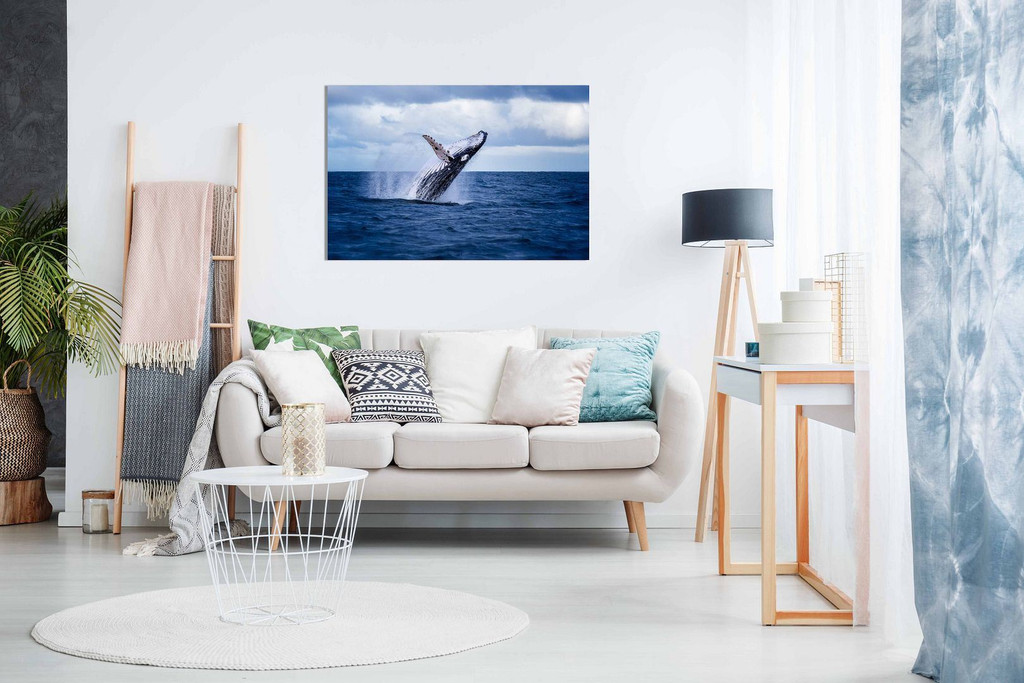 Humpback Whale Ocean SeaLife Sea Nature Canvas Wall Art Picture Print Home Decor