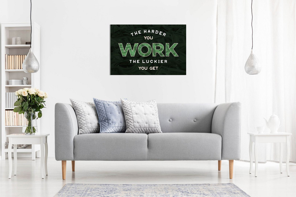 Inspirational Motivational Quotes Framed Canvas Wall Art Picture Prints Inspiring for Home Office Study Decor