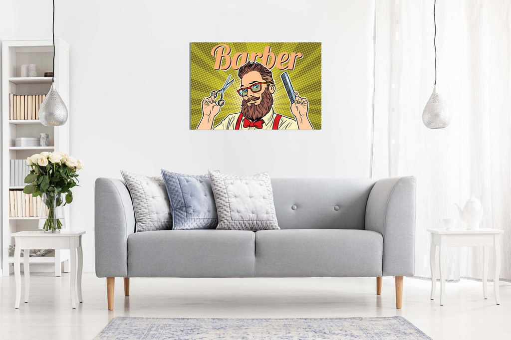 Barber Artwork Canvas