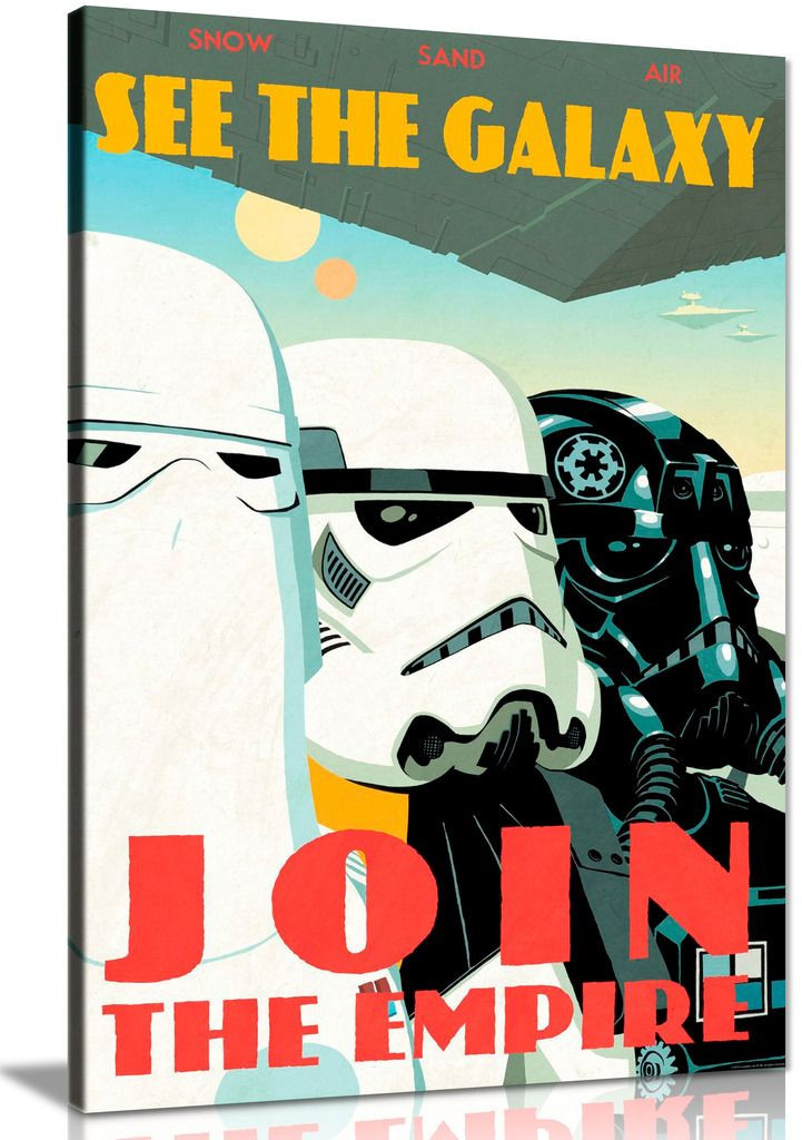 Star Wars Storm Troopers Propaganda Canvas