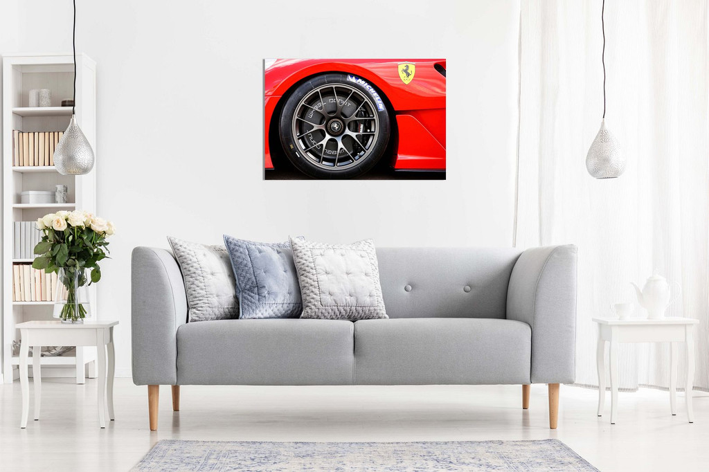 Ferrari 599 Racing Wheels Canvas