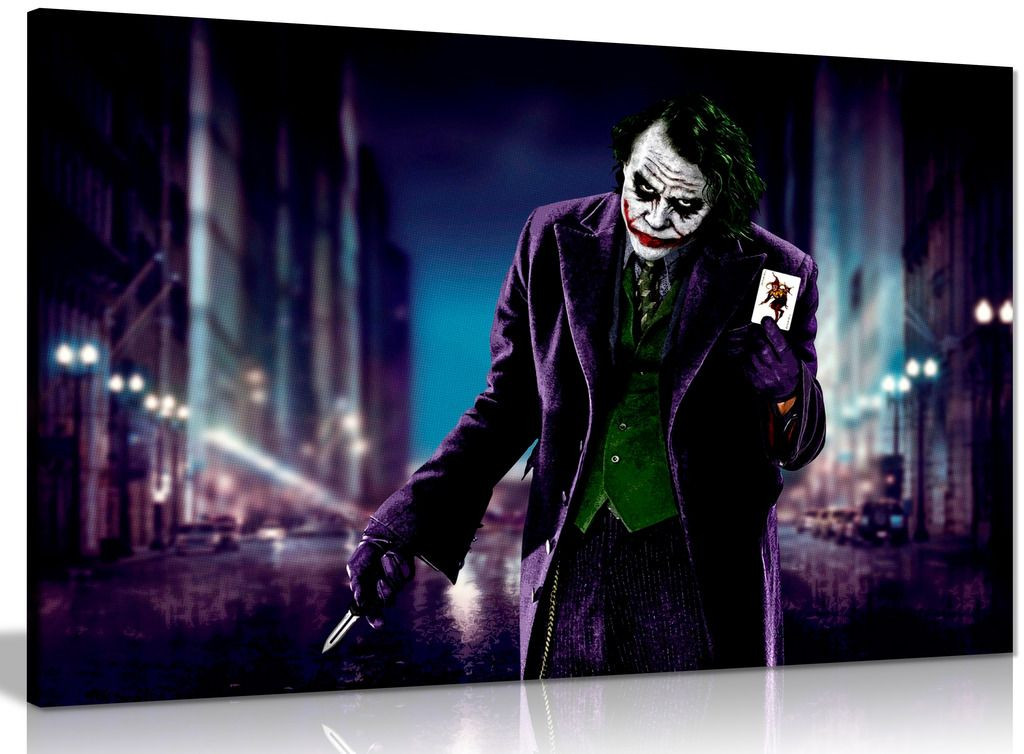 Joker & Card Batman Canvas