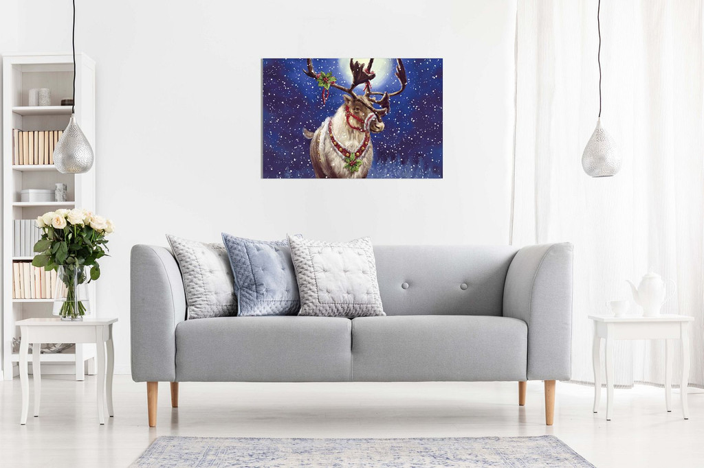 Christmas Reindeer Canvas