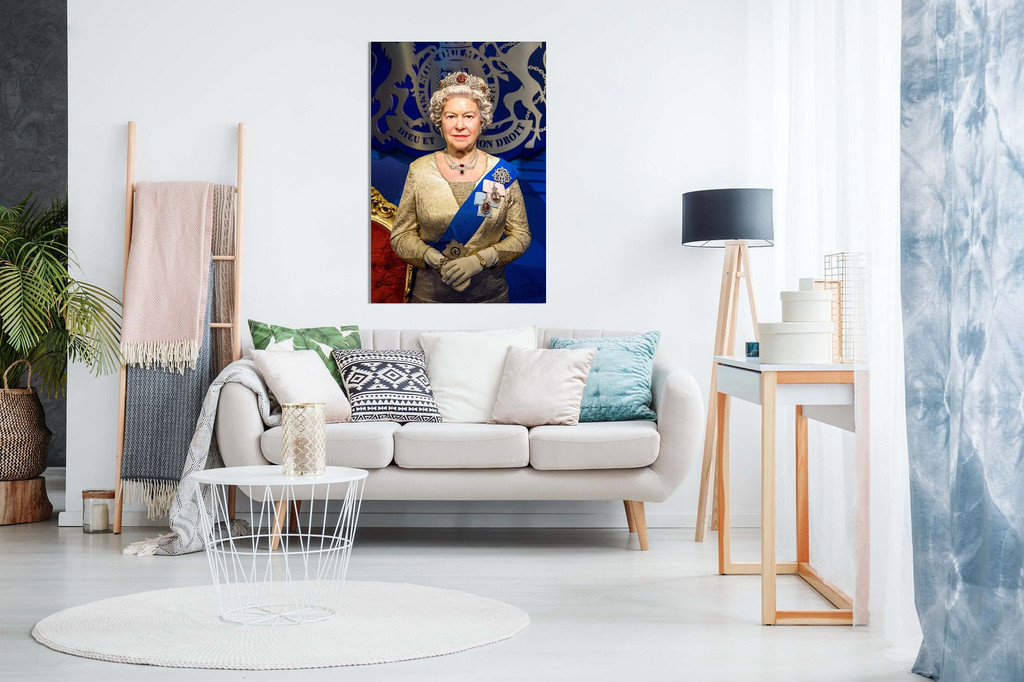 Queen Elizabeth Ii Queen Of England Canvas