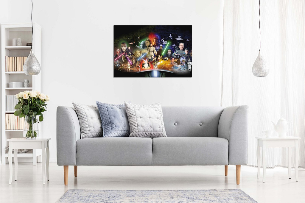 Star Wars Collage Movie Canvas