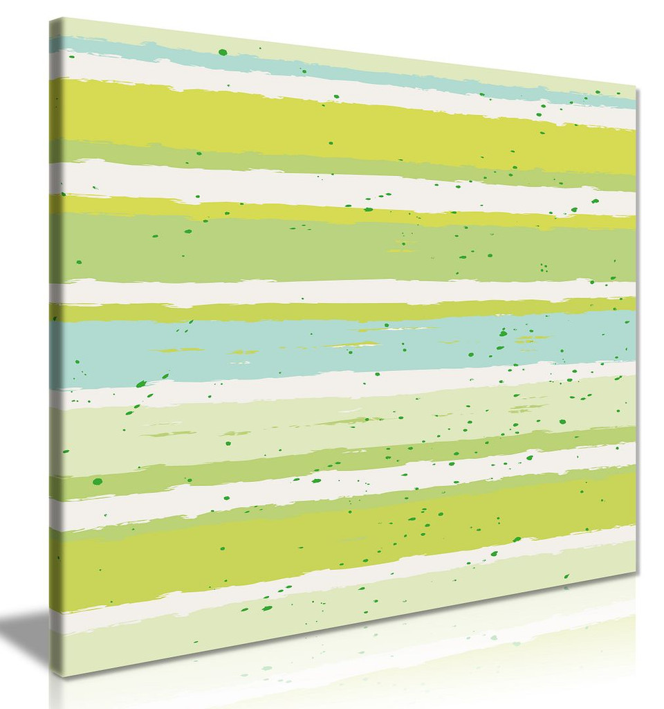 Abstract Stripes Kitchen Wall Art Canvas
