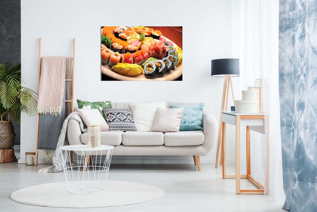 Sushi Sashimi Japanese Restaurant Canvas