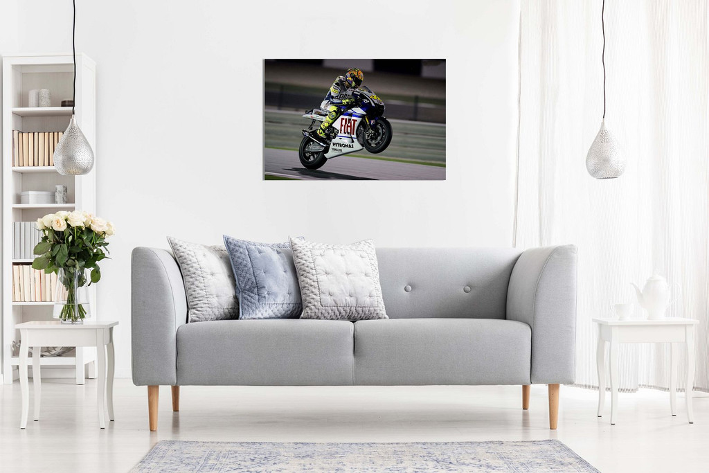 Valentino Rossi Moto Gp Canvas