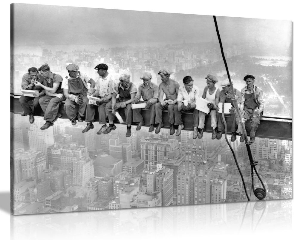 Lunch Atop A New York Skyscraper Canvas