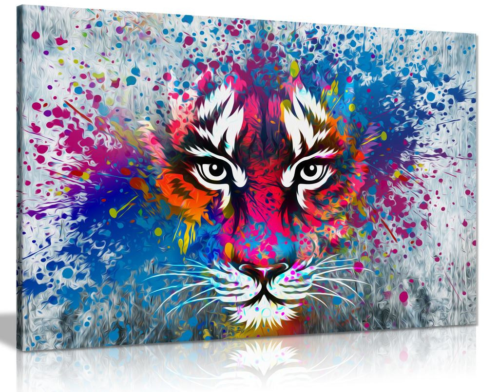 Tiger Art Canvas Wall Art Picture Print
