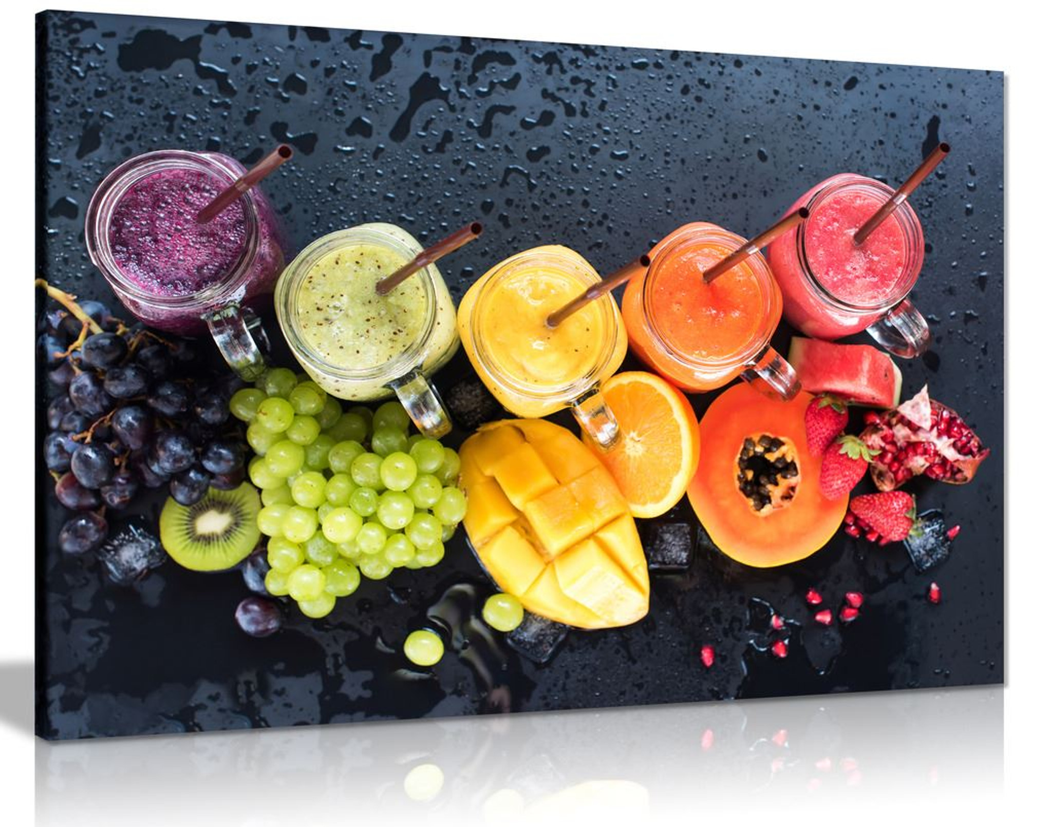 Colorful Various Fruit Food Canvas Wall Art Picture Print