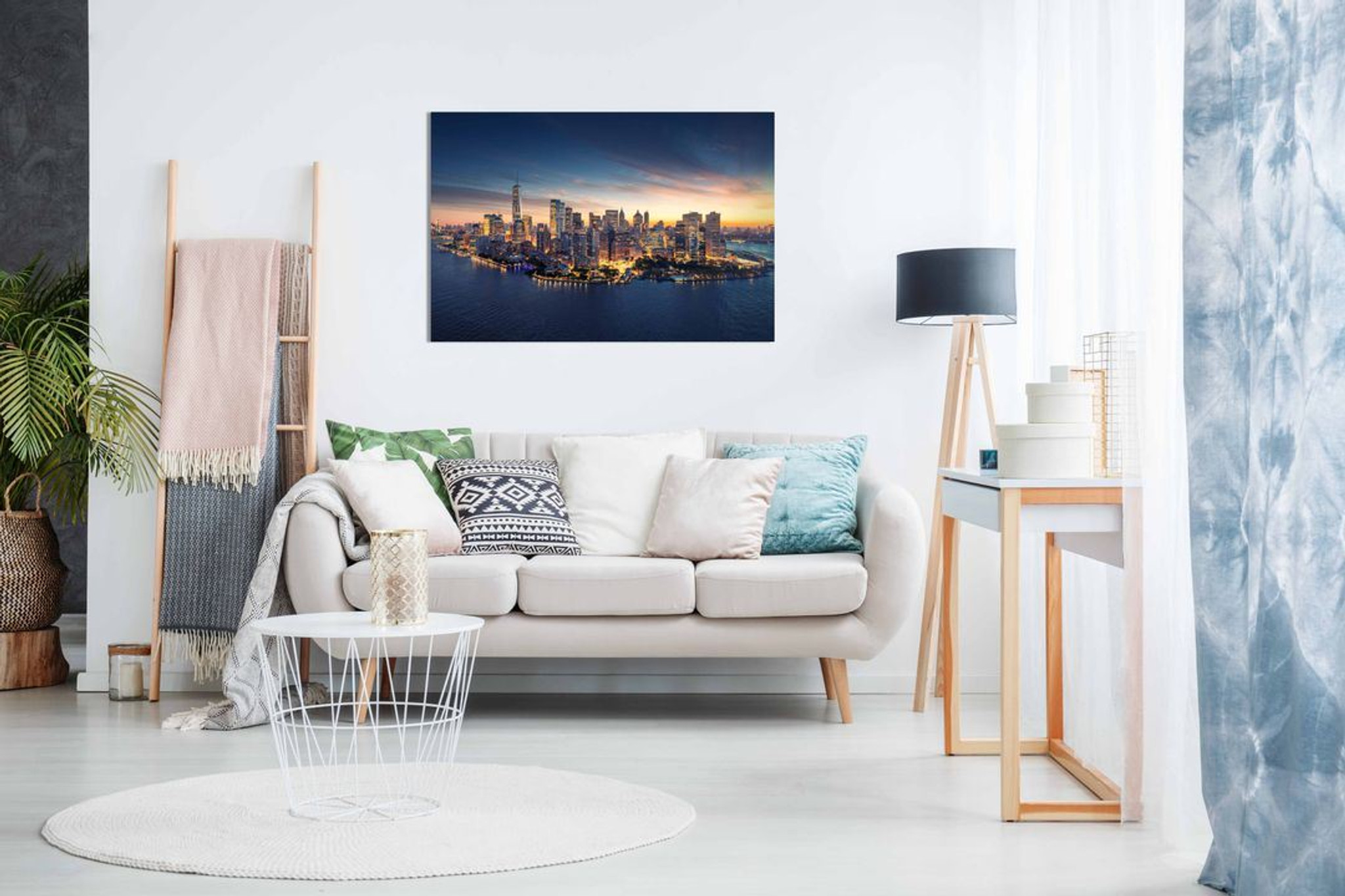 New York Skyline Canvas Wall Art Picture Print Home Decor