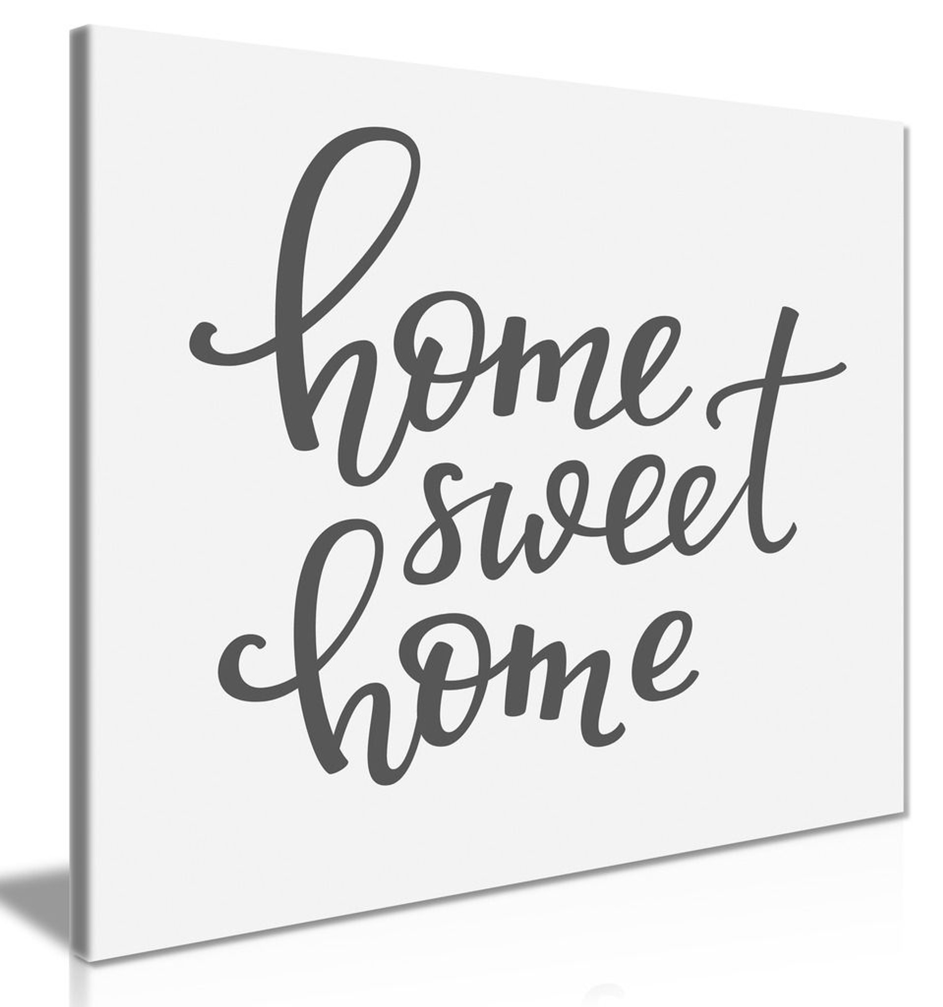 Home Sweet Home Wall Decor Canvas