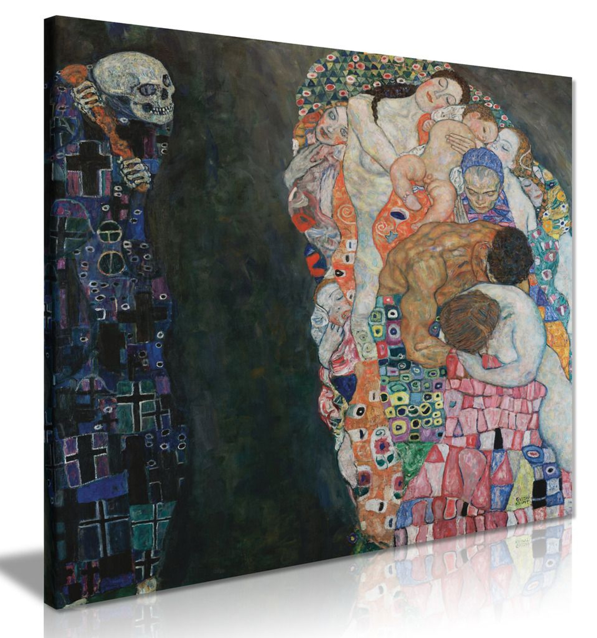 Gustav Klimt Death & Life Canvas
