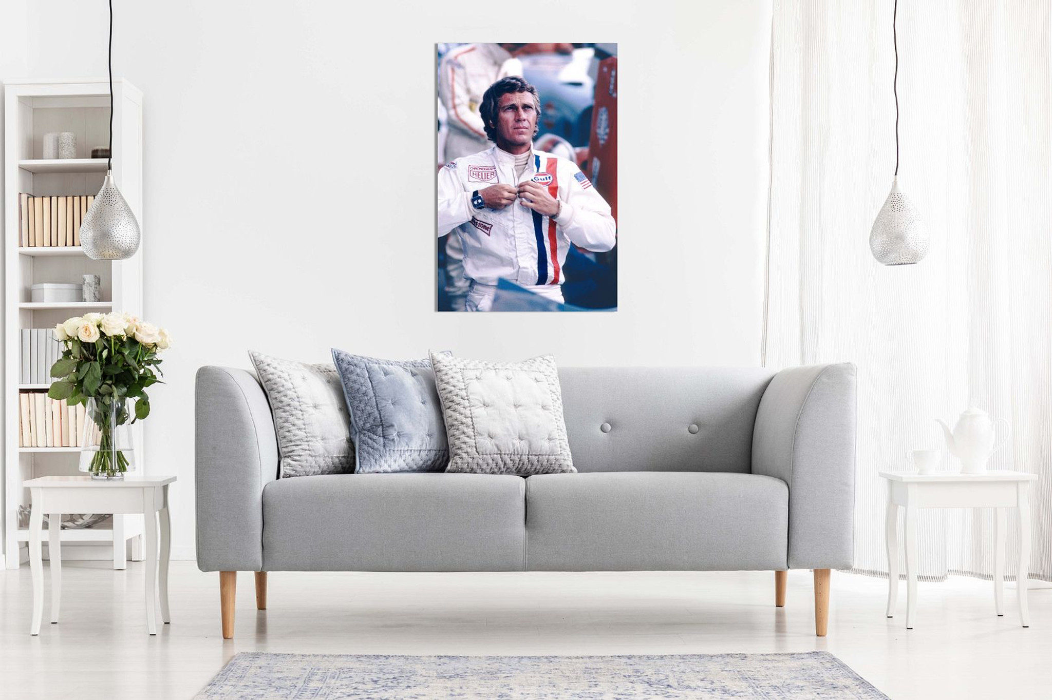 Steve Mcqueen Le Mans Canvas