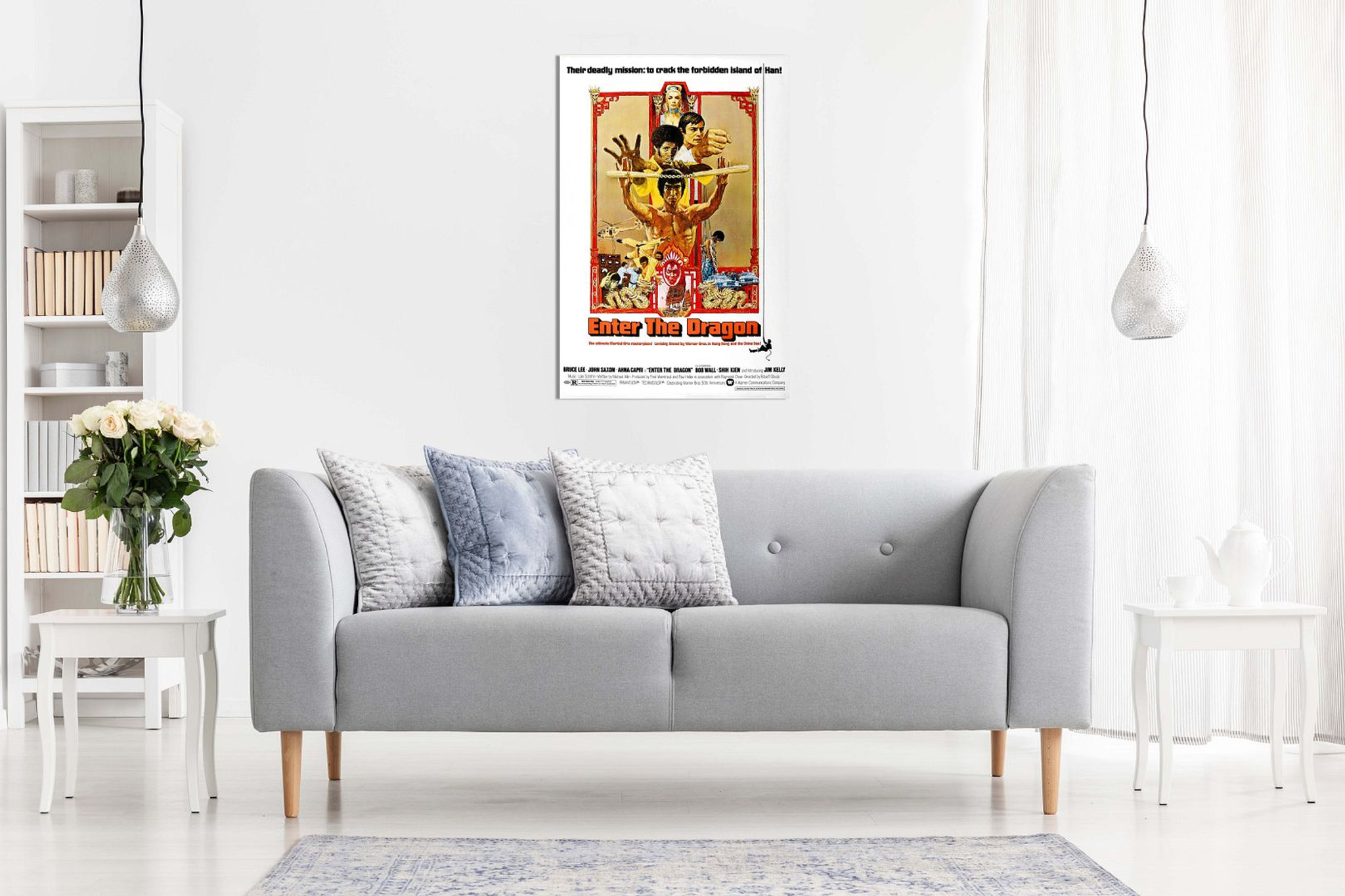 Bruce Lee Pictures Enter The Dragon Poster Canvas