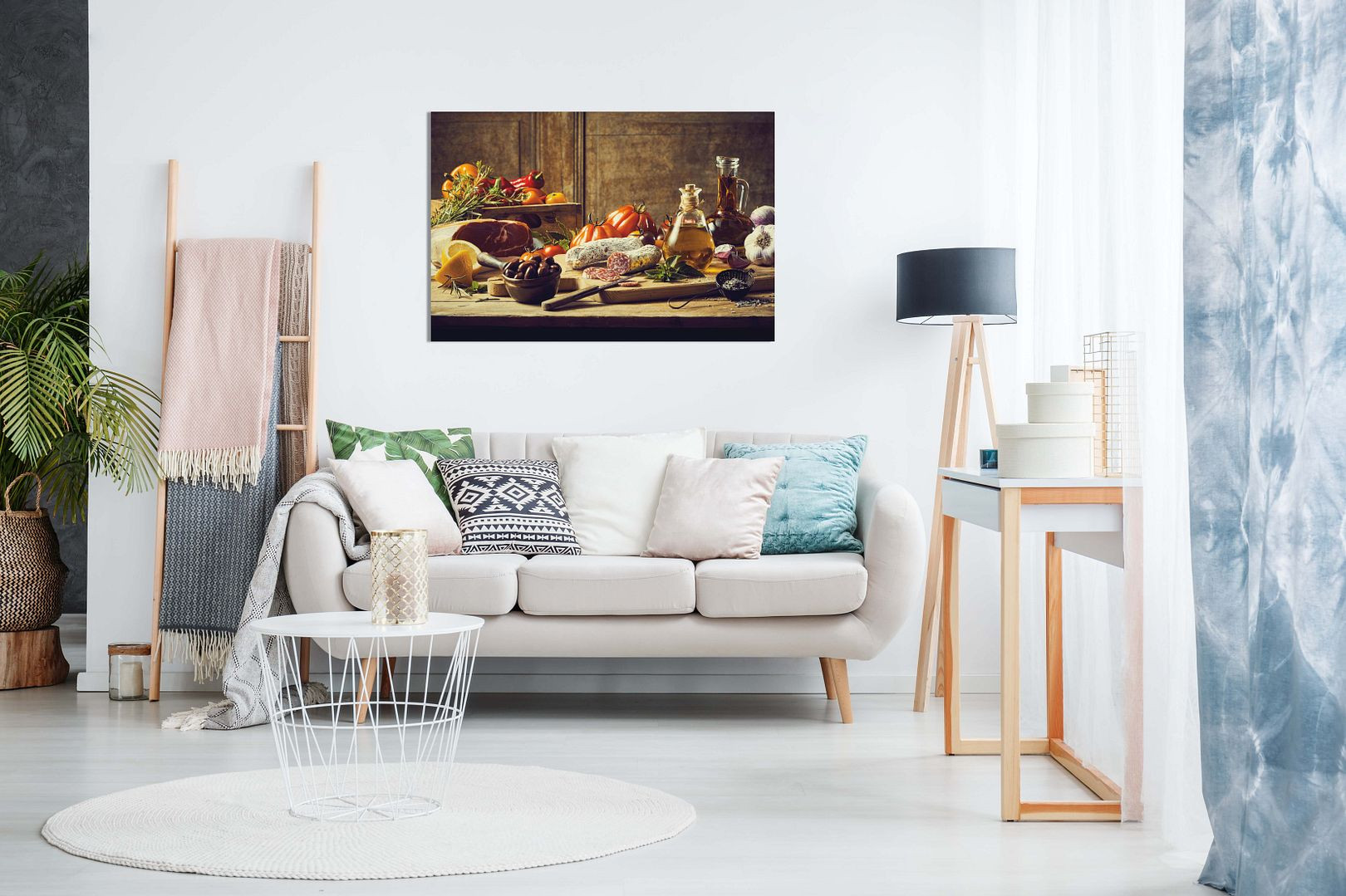 Kitchen Decor Wall Art Still Life Canvas Panther Print