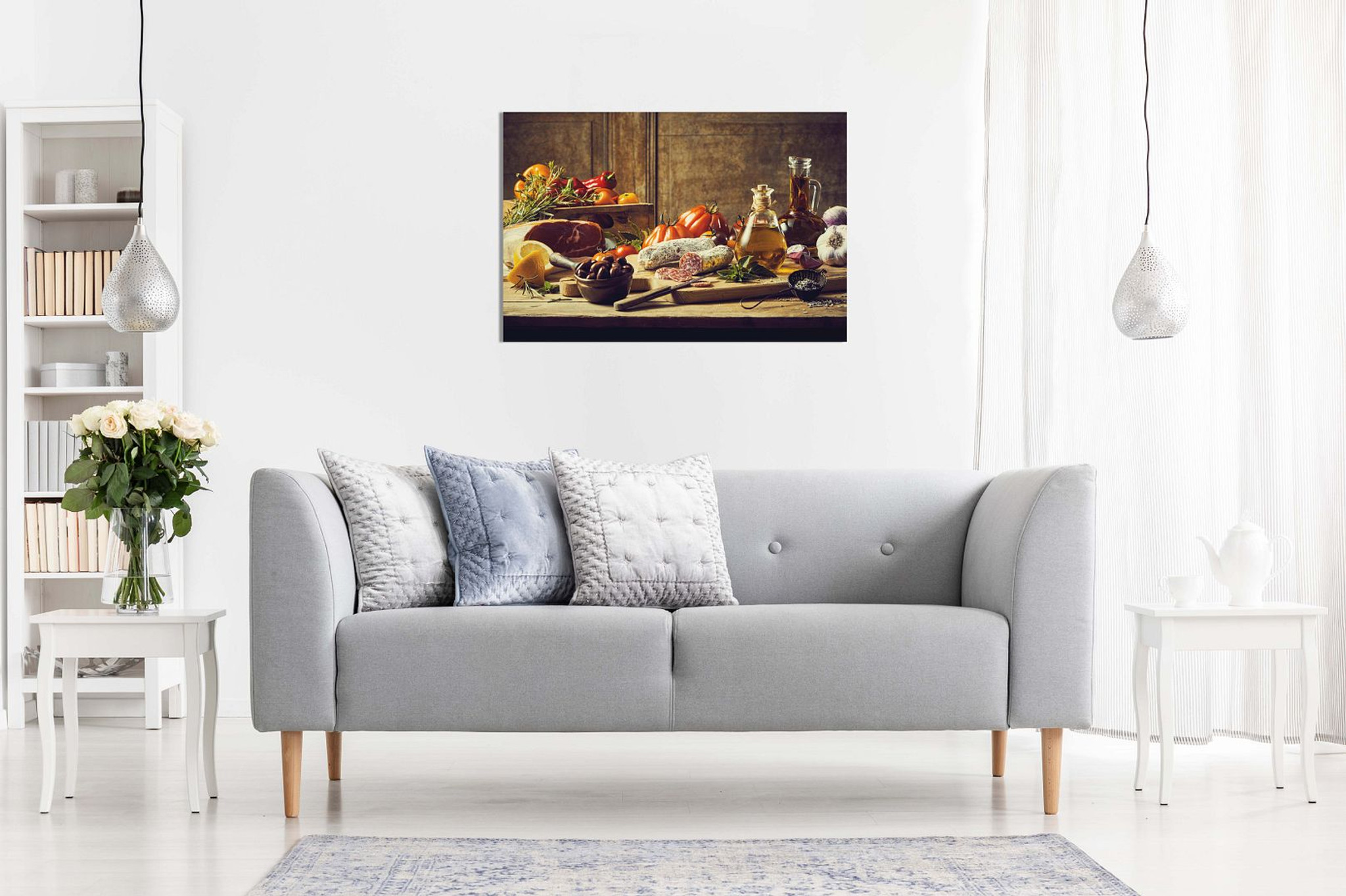 Kitchen Decor Wall Art Still Life Canvas