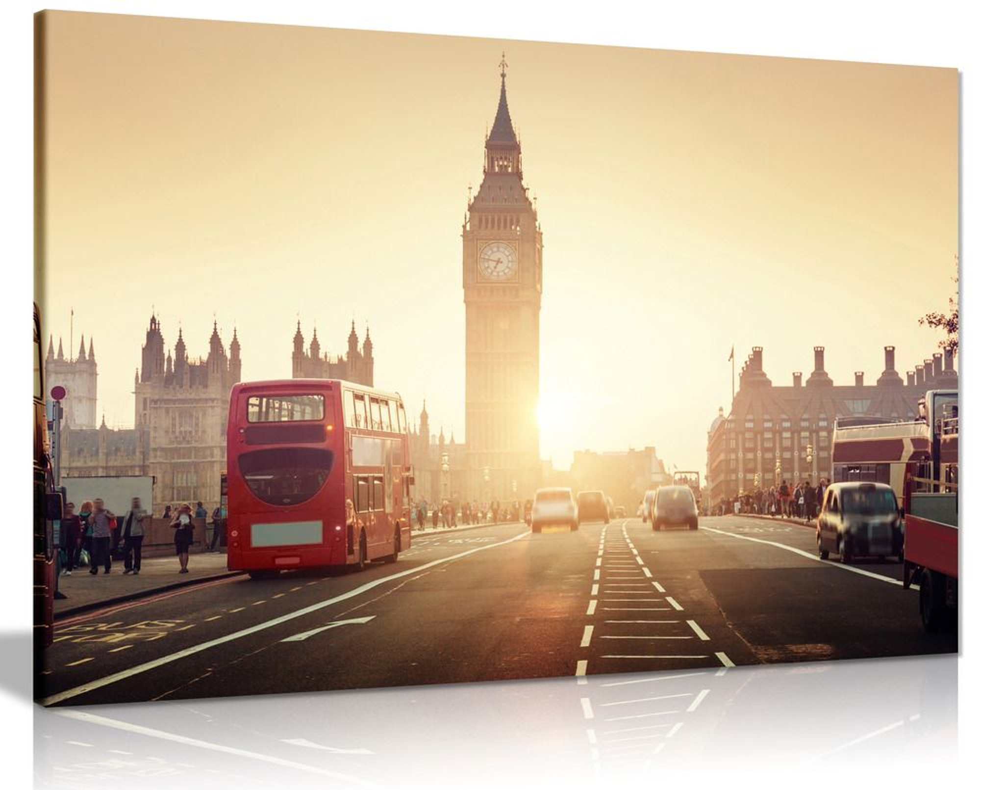 Westminster Bridge At Sunset London Canvas