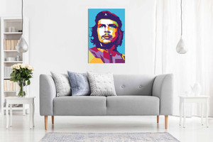 Che Guevara Abstract Colourful Canvas Wall Art Picture Print Home Decor