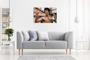 Bruce Lee Enter The Dragon Martial Arts Canvas