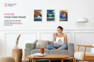 Motivational Posters Set of 3 A3 Difficult Roads, Remember Why You Started, & The Pain You Feel Today Will Be Your Strength