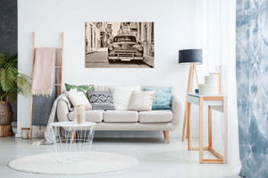 Vintage Cuban Car Canvas