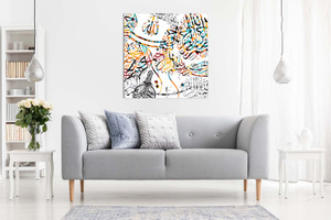 Beautiful Islamic Abstract Calligraphy Abstract Modern Canvas