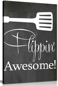 Kitchen Wall Art Flipping Awesome Canvas Picture Print