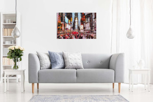 Abstract Modern Contemporary Wall Pictures For Living Room Times Square Painting Canvas