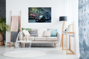 London Black Cab Taxi Canvas