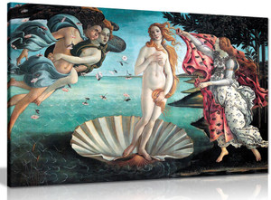 The Birth Of Venus Painting By Sandro Botticelli Canvas