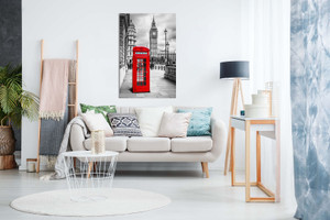 London Red Telephone Box Canvas