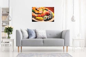 Sushi Sashimi Japanese Restaurant Canvas