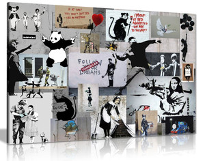 Banksy collage