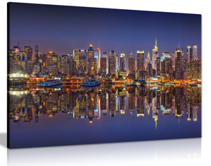 Manhattan Night Lights Canvas