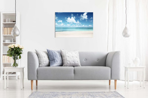 Caribbean Beach Sand & Sea Canvas