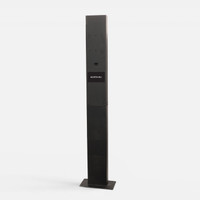 Single-sided charger pedestal
