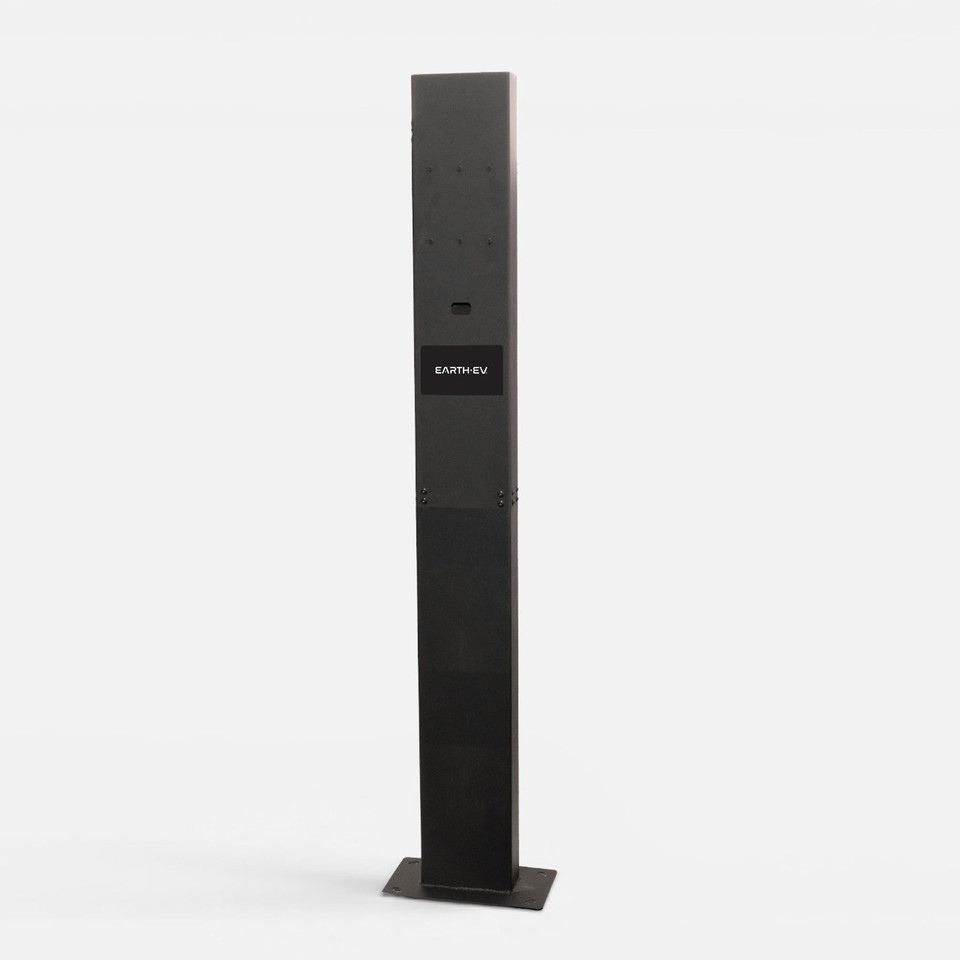 Single-sided charger pedestal